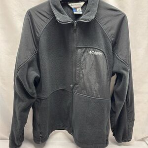Columbia Interchange Vertex Core Full Zip Fleece Jacket Men's XXL Black Warm